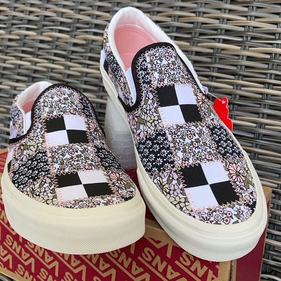 Vans Classic Slip-On Patchwork Floral MENS - Picture 8 of 16